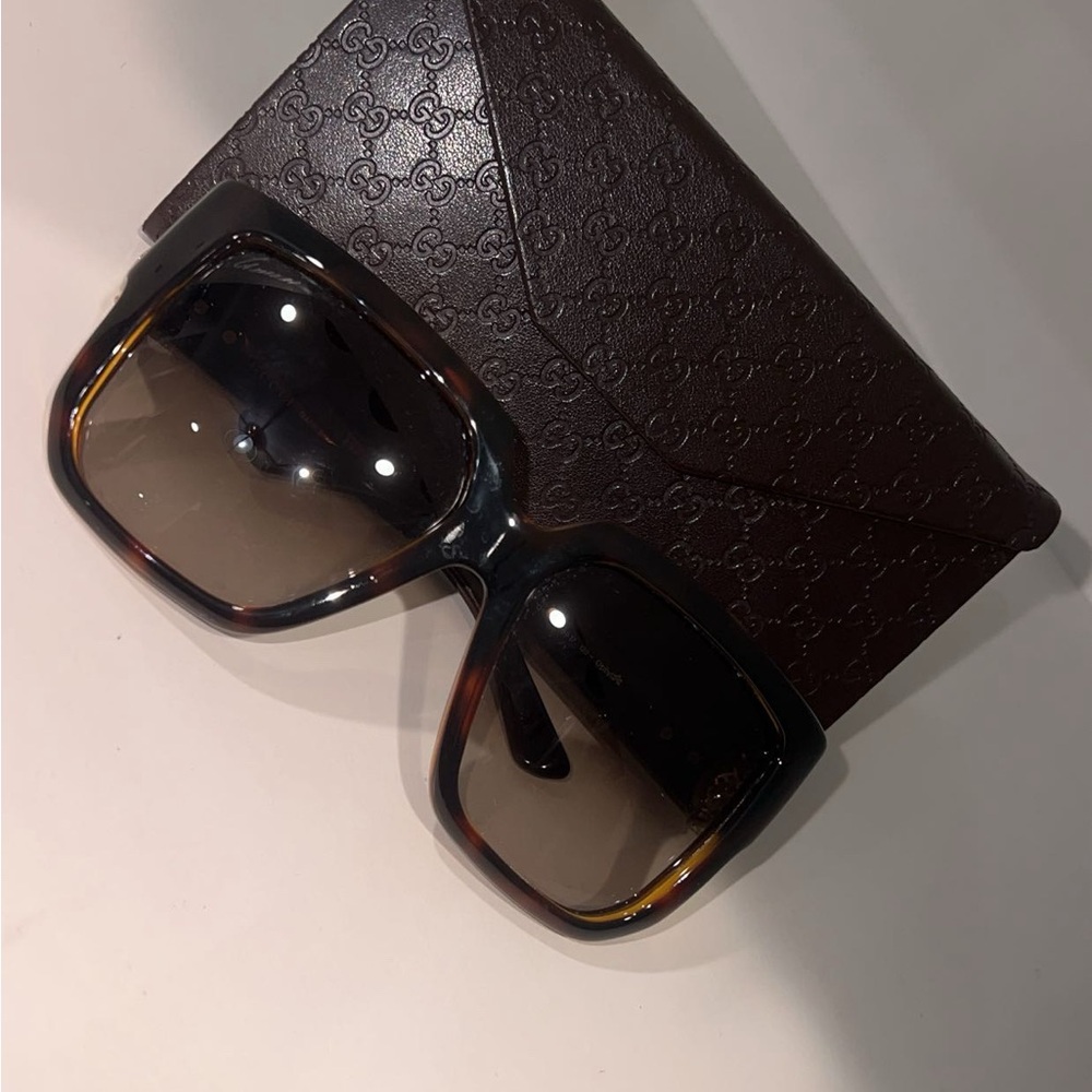 Gucci Women's Brown Square Sunglasses